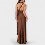 Azura - Chic Maxi Φόρεμα σε Σατέν