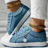 CARO | ΕΛΕΓΑΝΤΑ ΓΥΝΑΙΚΕΙΑ SNEAKER ΜΕ ΛΟΥΛΟΥΔΕΝΙΕΣ ΛΕΠΤΟΜΕΡΕΙΕΣ