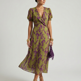 Virel | Χαλαρό Floral Midi Φόρεμα