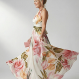 Amiel | Ελαφρύ Floral Maxi Φόρεμα