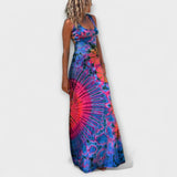Ρόνια - La Bamba Tie-Dye Print Maxi Φόρεμα