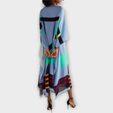 Elenora - Geometrijski kaftan opuštenog kroja