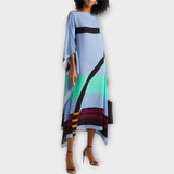 Elenora - Geometrijski kaftan opuštenog kroja