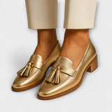 Celeste - Χρυσά loafers