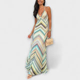 Remi - Maxi φόρεμα με πολύχρωμο σχέδιο ριγέ από την Missoni