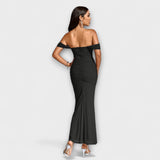 Ione - Φόρεμα Bodycon με ακάλυπτους ώμους και ραφή