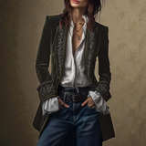 Tereza | Elegantna somotska jakna