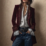 Tereza | Elegantna somotska jakna