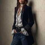 Tereza | Elegantna somotska jakna