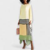 Elenora - Geometrijski kaftan opuštenog kroja