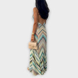Remi - Maxi φόρεμα με πολύχρωμο σχέδιο ριγέ από την Missoni