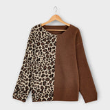 Marina - Ležeran kardigan sa leopard dezenom