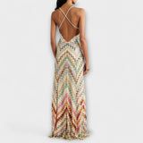 Remi - Maxi φόρεμα με πολύχρωμο σχέδιο ριγέ από την Missoni