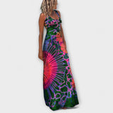 Ρόνια - La Bamba Tie-Dye Print Maxi Φόρεμα