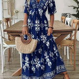 Nefeli™ – Αέρινο Boho Maxi Φόρεμα