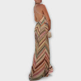 Remi - Maxi φόρεμα με πολύχρωμο σχέδιο ριγέ από την Missoni