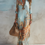 Barokna elegantna bluza RoFlow letnja
