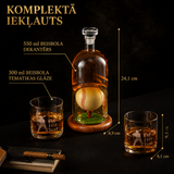 Flaša viskija | Bejzbol set sa čašama