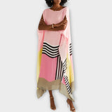 Elenora - Geometrijski kaftan opuštenog kroja
