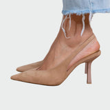 Sara sofisticirane Slingback cipele sa visokom petom